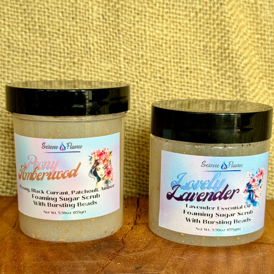 Serene Flame Sugar Scrubs