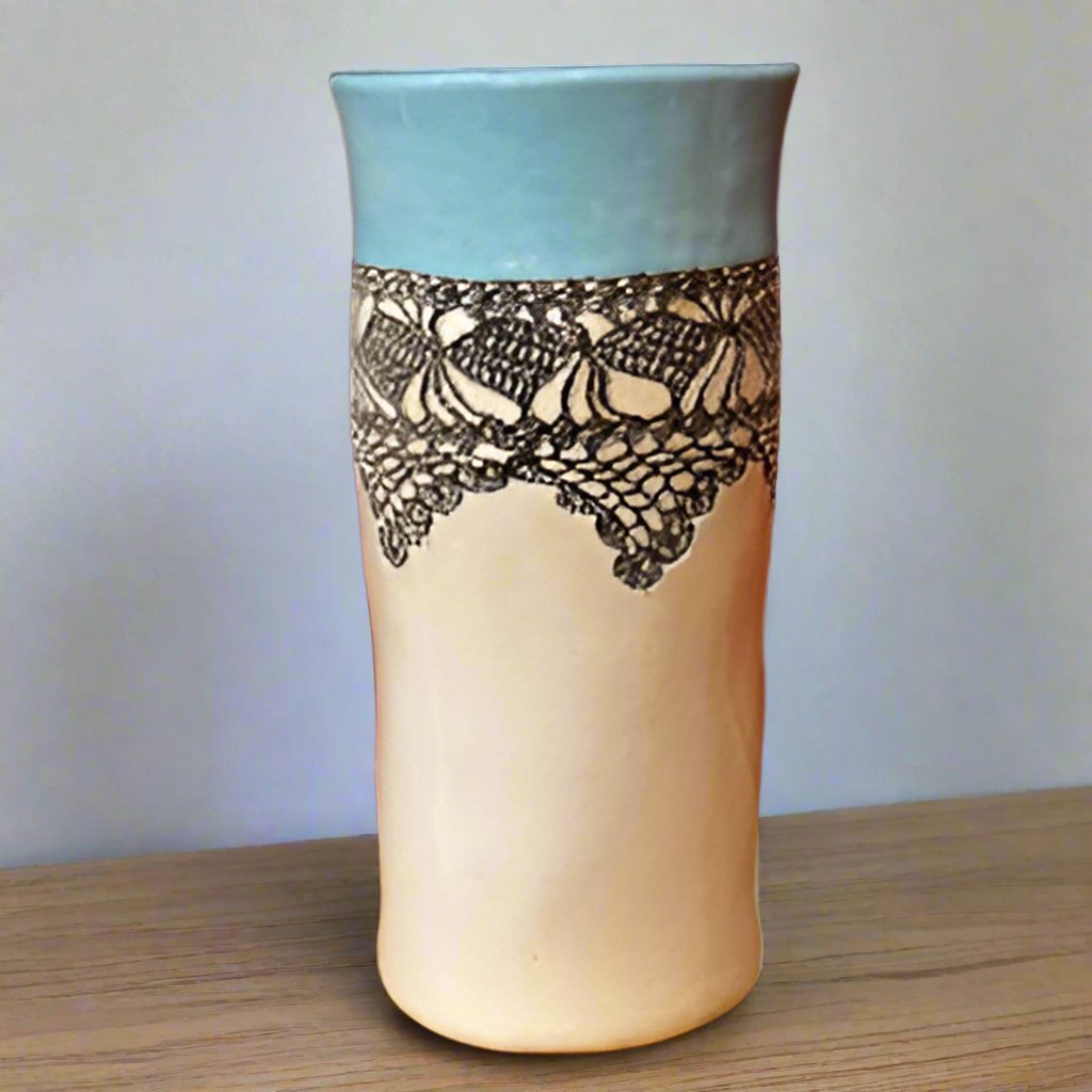 Porcelain Lace Vase - Kathy Jeffers