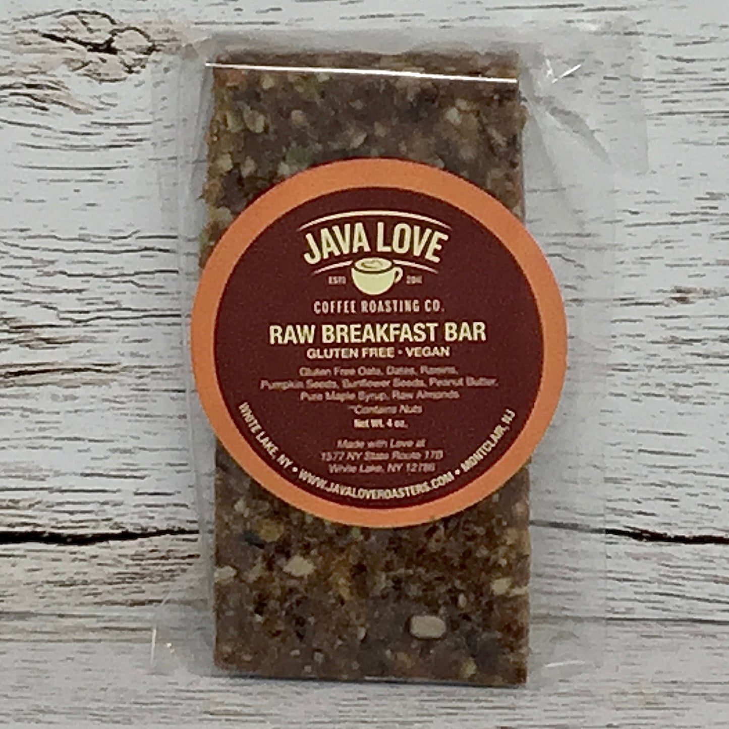 Vegan Raw Breakfast Bar